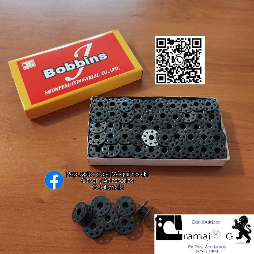 0104 CARRETEL PARA MAQUINA PLANA INDUSTRIAL METAL 