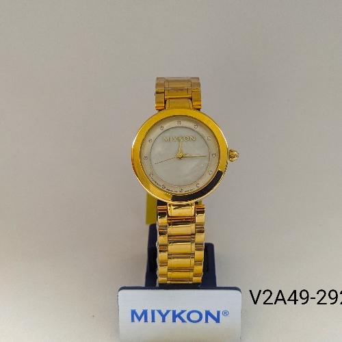 Miykon Dama Acero Dorado Fondo Blanco