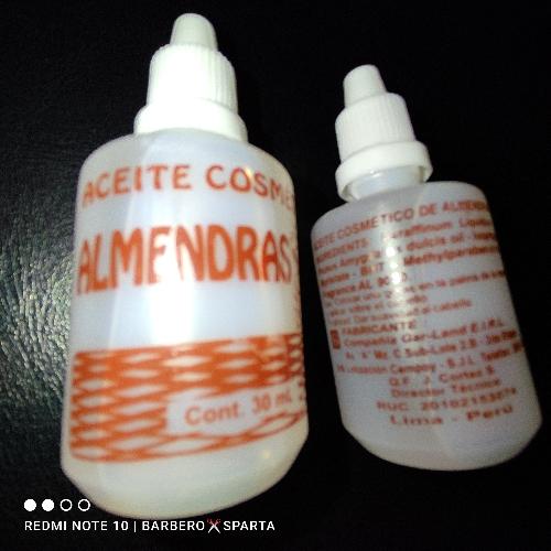 ALMENDRAS aceite para cabello