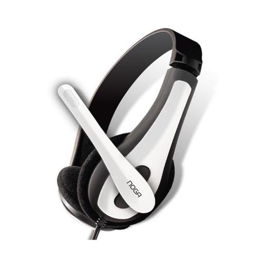 Auricular nOGA NGV-400 GAMER VINCHA BLANCO