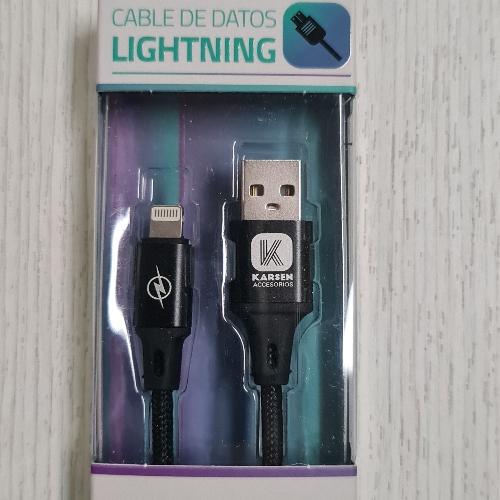  Cable de datos C-203  IPhone  Negro