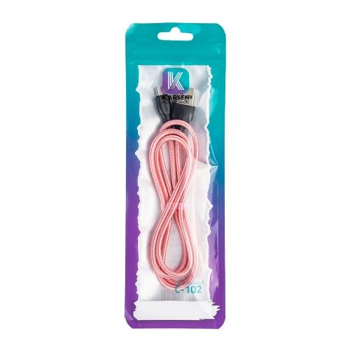 cable de datos karsen c-101 micro usb naranja