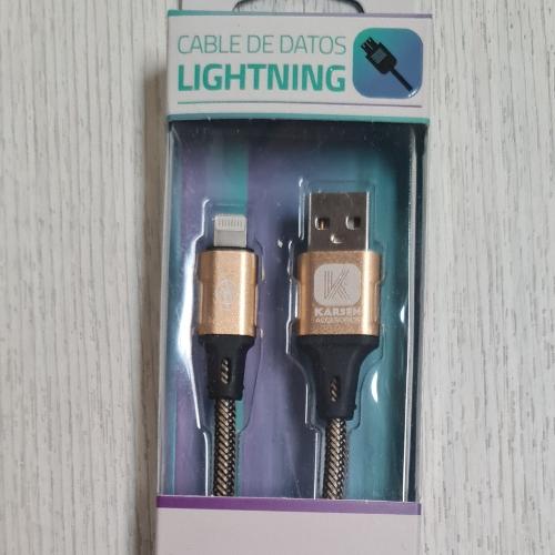  Cable de datos C-203 IPhone Dorado