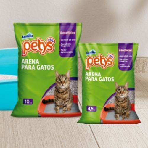 Arena de gato petys 4,5kg