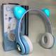 Audífonos orejas de gato Celeste