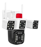 CAMARA VIGILANCIA PULPO TRIPLE LENTE WIFI LANTUM/IPC360 ZM259