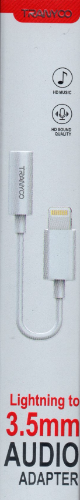 ADAPTADOR AUDIO TRANYOO IPHONE 3.5MM6970791125647