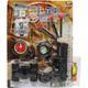 200058 POLICE SET PISTOLA BINOCULAR RELOJ LANZA DARDOS 28CM