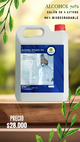 ALCOHOL ETILICO AL 70% X 4000ML