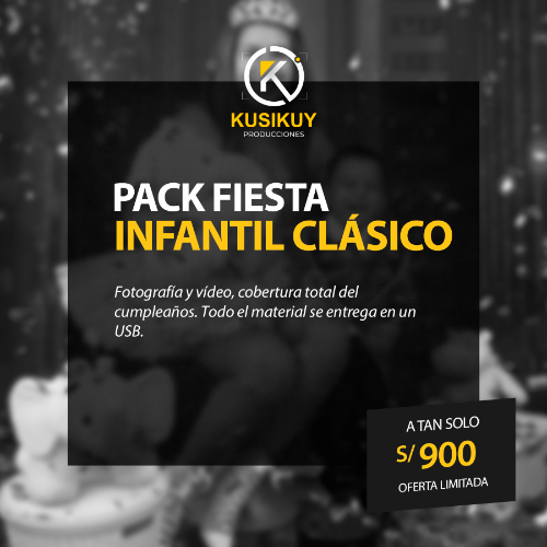 PACK FIESTA INFANTIL CLÁSICO