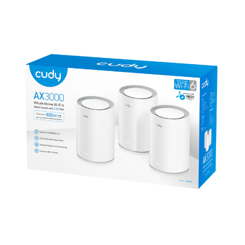 ROUTER CUDY MESH M3000 (AX3000) WIFI-6 3 PACK