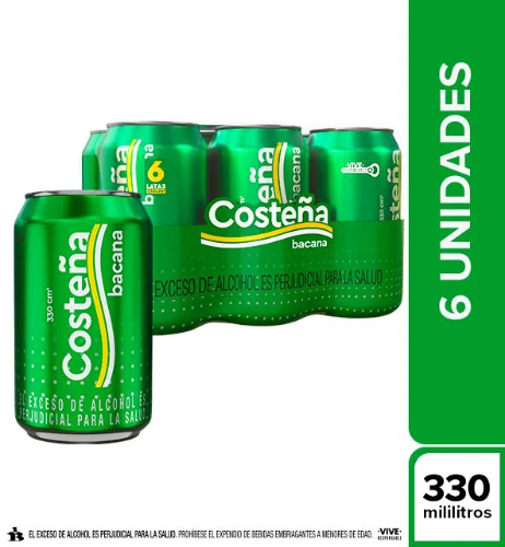 6 pack de costeña