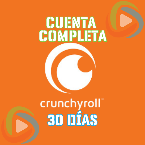 CRUNCHYROLL 1mes (cuenta completa)