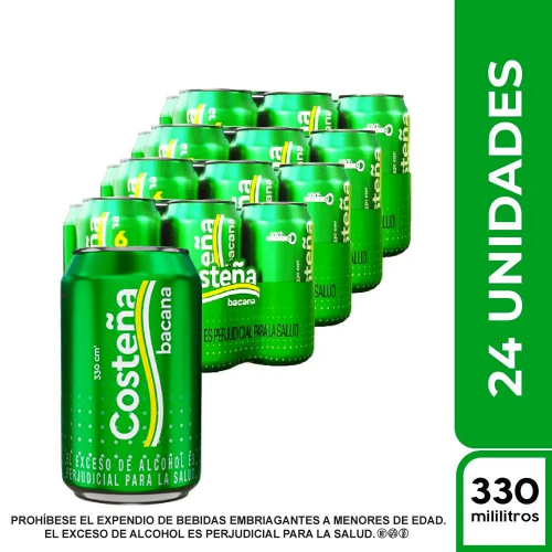 Caja Costeña x24 Unidades 330ml