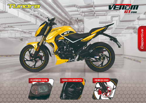 MOTO TUNDRA DEPORTIVA VENOM 200
