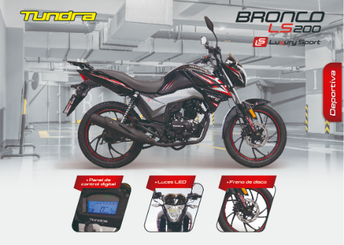 MOTO TUNDRA STREET DEPORTIVA BRONCO