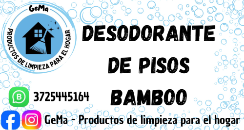 desodorante para pisos bambú