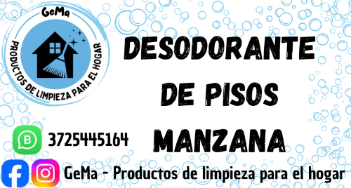 desodorante para pisos mnzana