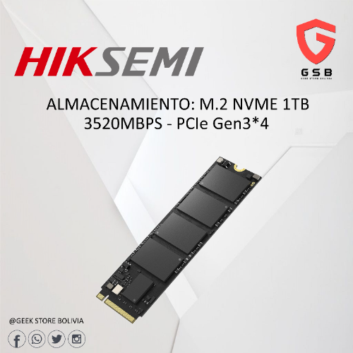 1TB M.2 NVME - HIKSEMI - ALMACENAMIENTO