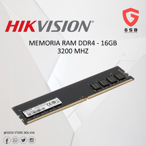 16GB 3200MHZ DDR-4 - HIKVISON - MEMORIA RAM