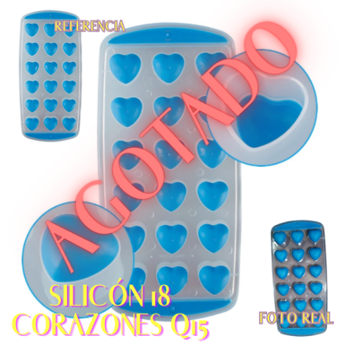 Corazones 18 cavidades