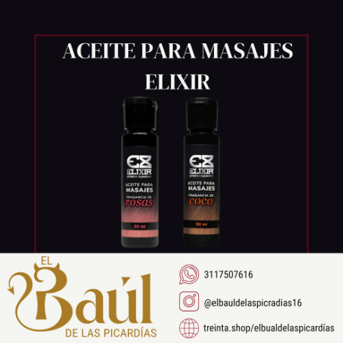 Aceite para masajes Elixir