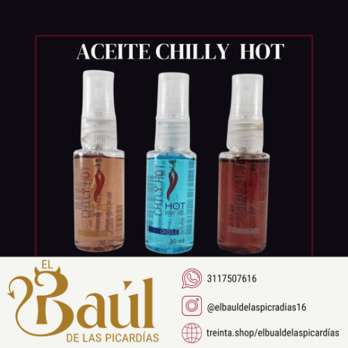 Aceite erótico chilly hot