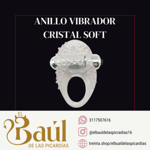 Anillo vibrador cristal soft
