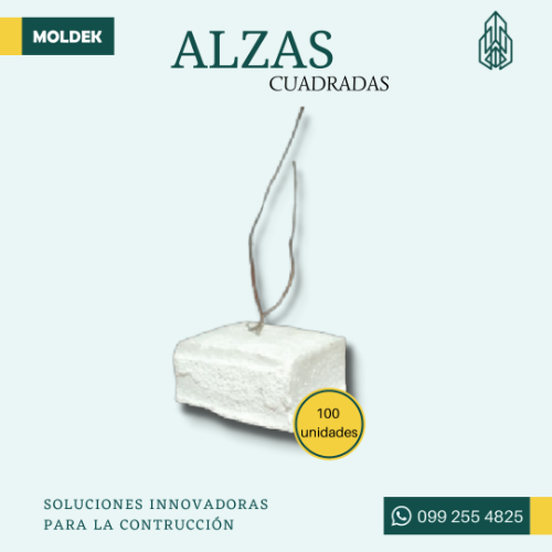AT - Alzas de hormigón de alambre de 2.5cm