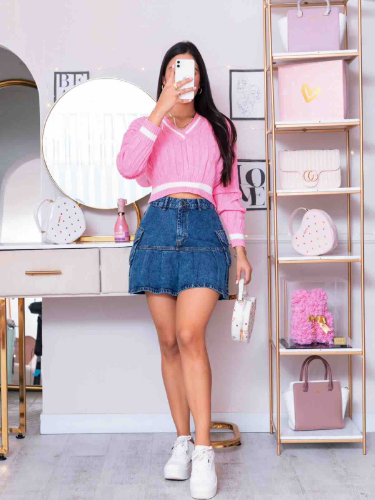 Falda Jean boleros Talla 10