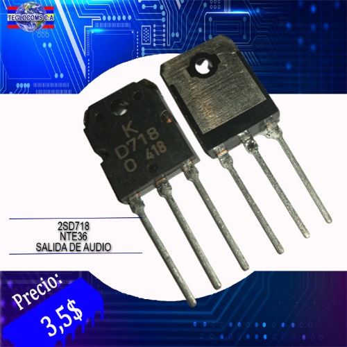 2SD718 SALIDA DE AUDIO NTE36