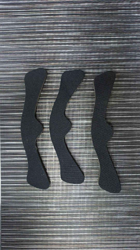 Almohadillas casco bicicleta espumas ancho 1cm largo 27cm