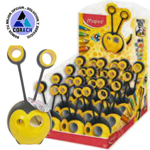 17811  -   Croc Croc Universal Sacapuntas 2 Orificios caja 12 pzas