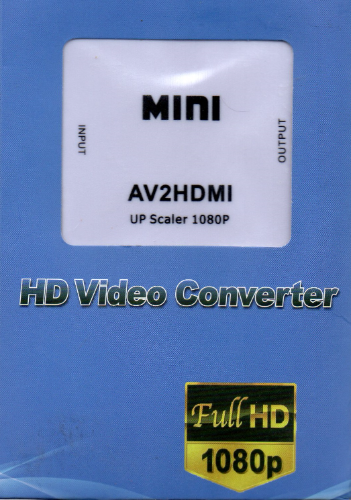 ADAPTADOR MINI AV2HDMI FULL HD 1080P