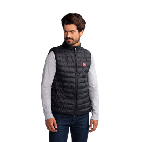  Chaleco Porto Blanco Para Caballero Negro/VLE-04