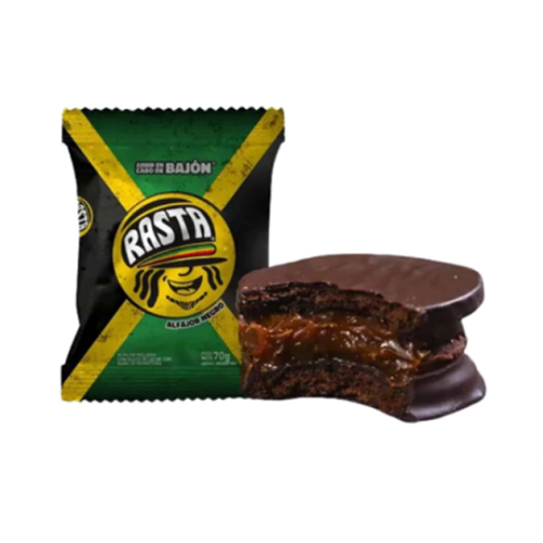 Alfajor Rasta Negro 70g x18u
