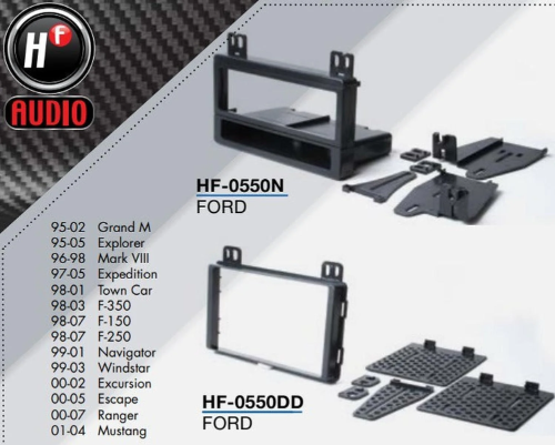 114FRENTE HF AUDIO HF-0550N 1 DIN Ford Grand Marquis Y Lincoln