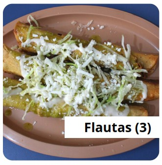 FLAUTAS (Ord.3) Salchicha 