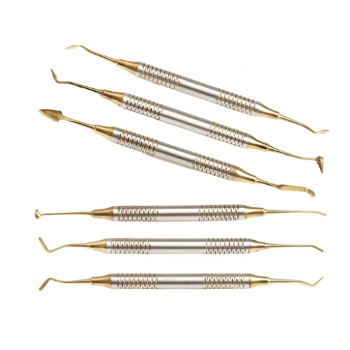Espátulas de resina Set de 6 Pz. - Dorado