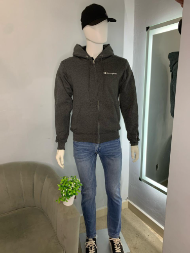 002499 chamarra champion gris hom S
