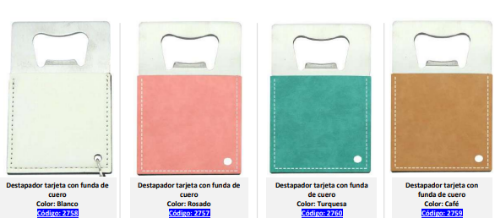 Abridor cuadrado de botellas Cuero