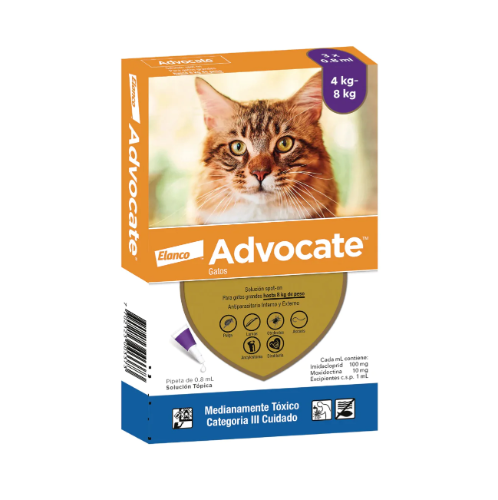 ADVOCATE GATOS HASTA 8 KG
