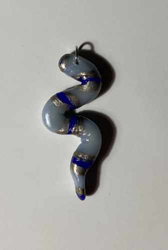 Dije SERPENT azul