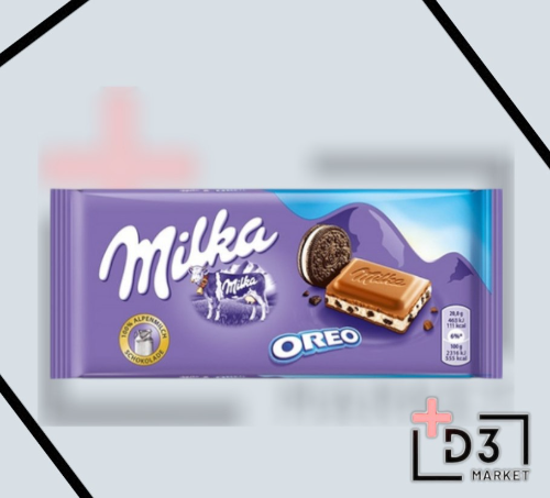 Barra de Chocolate Milka Oreo 100 gr