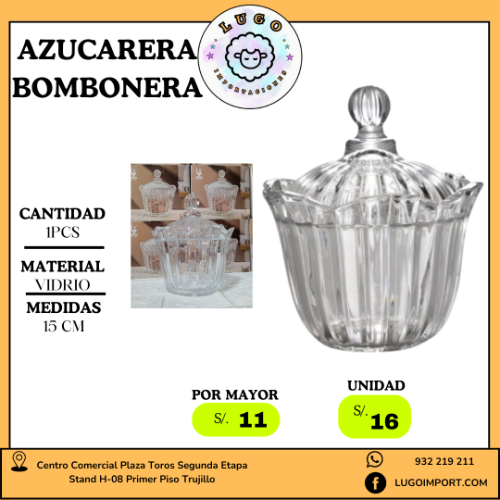 bombonera azucarera de 1 kilo 