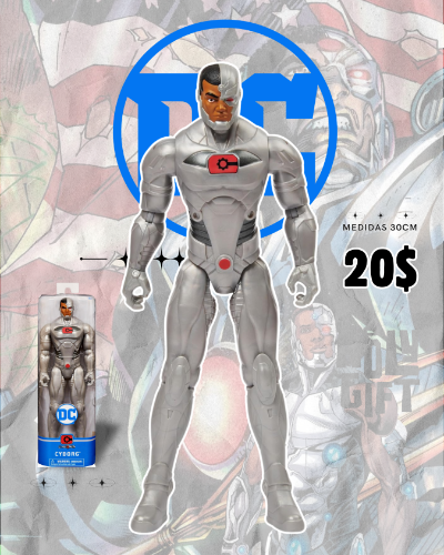  DC Comics Figura de acción cyborg