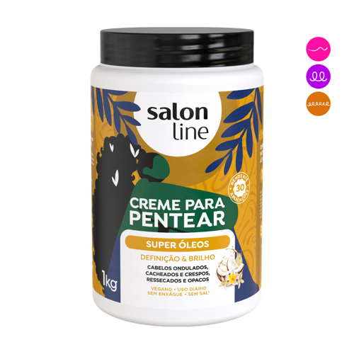 CREMA DE PEINAR SÚPER OLEO SALON LINE 1KG