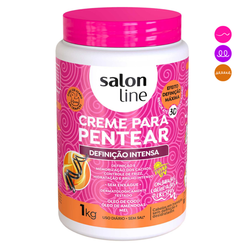 CREMA DE PEINAR DEFINICIÓN INTENSA SALON LINE 1KG
