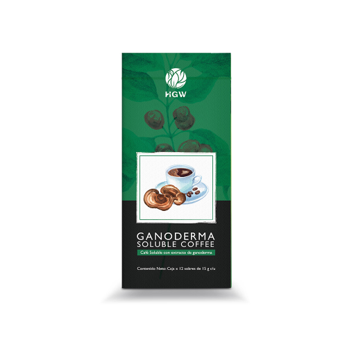 Cafe Ganoderma Soluble - Caja 180g (12 sobre de 15g c/u) 
