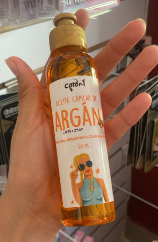 Aceite capilar de argan color 1 x 120 ml